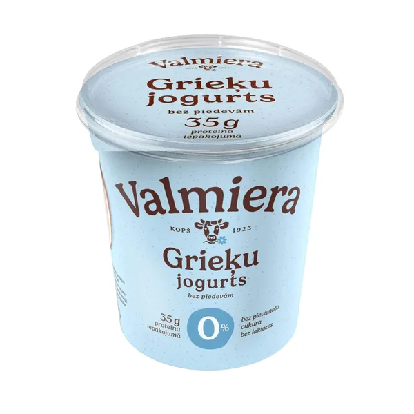Grieķu jogurts Valmiera bez laktozes 0% 350g