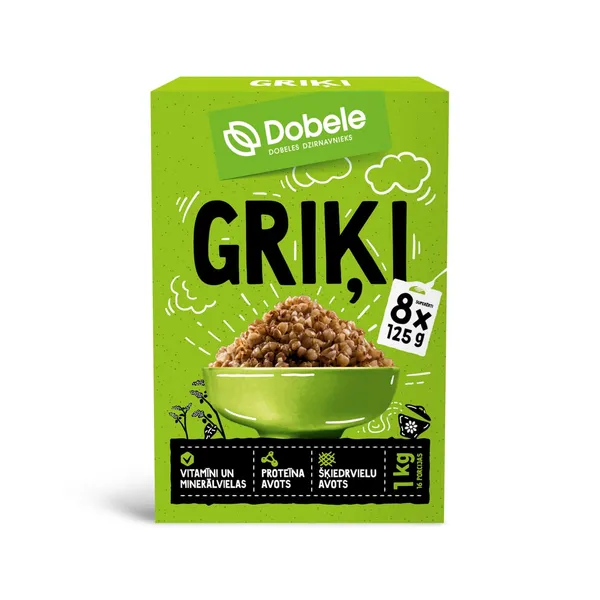 Griķi Dobele 8*125g