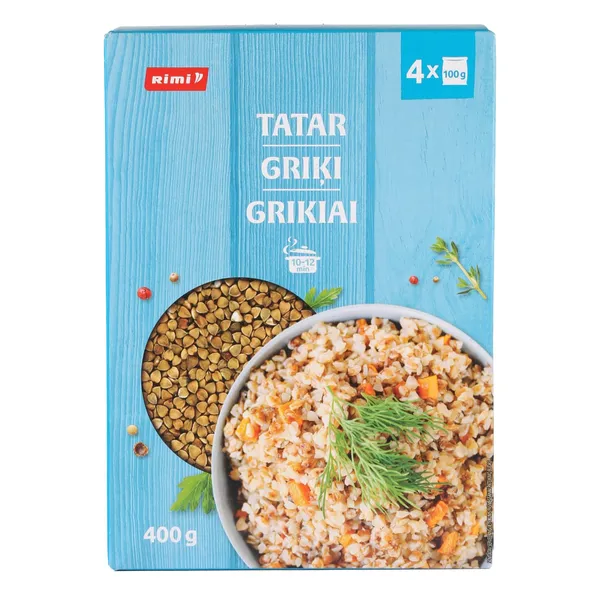 Griķi Rimi tvaicēti 4x100g