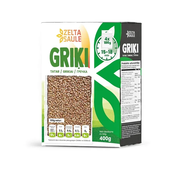 Griķi Zelta Saule 4*100g