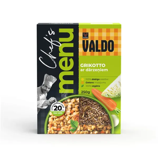 Grikotto VALDO  ar dārzeņiem 250g