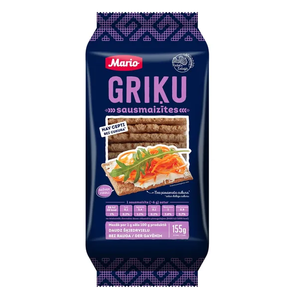 Griķu sausmaizītes 155g