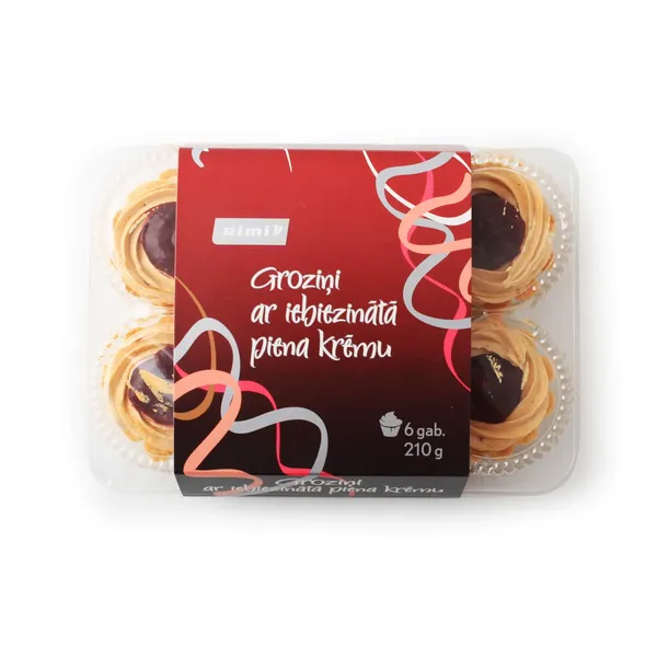 Groziņi Rimi ar iebiezinātā piena krēmu 210g/6gab.