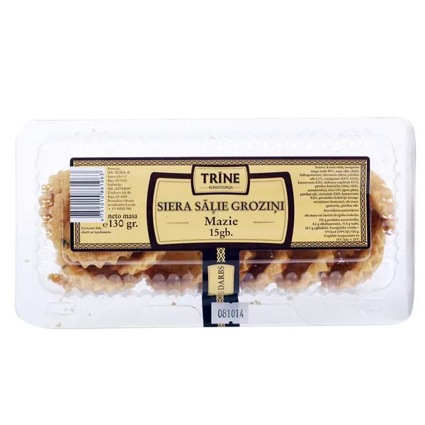 Groziņi Trīne siera sāļie 15gab.