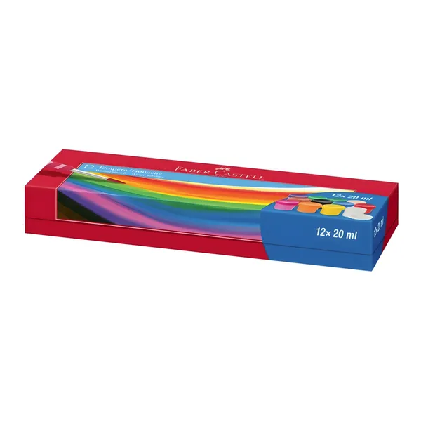 Guaša krāsas Faber-Castell 20ml 12gab/iep
