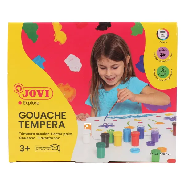 Guaša krāsas Jovi 12 gab. ar otu BS26