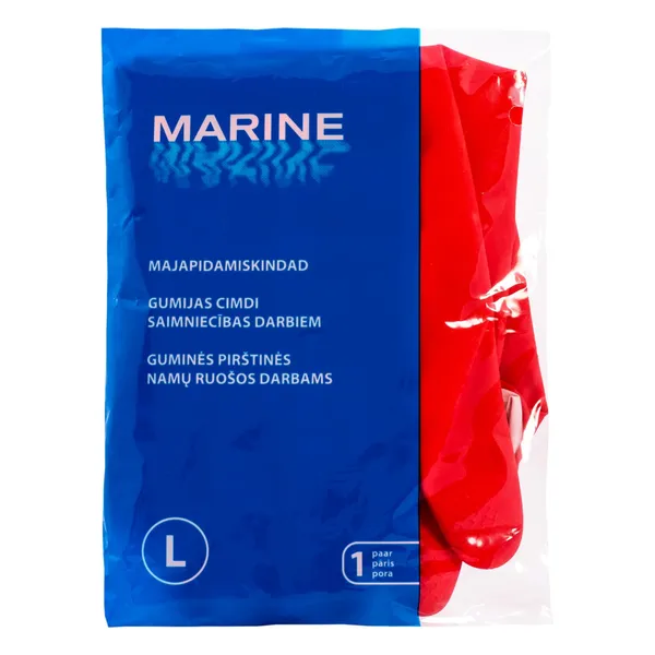 Gumijas cimdi Marine rozā l