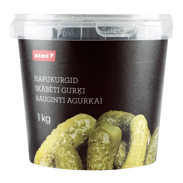 Gurķi Rimi skābēti 1kg/600g
