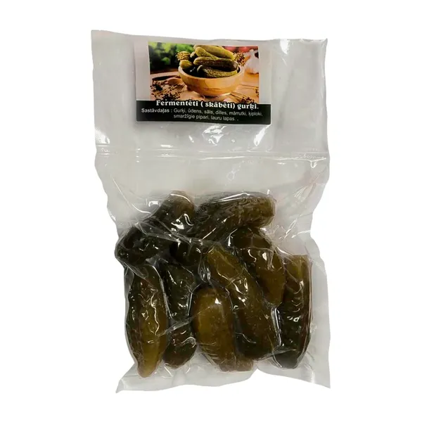 Gurķi fermentēti (skābēti) 300g