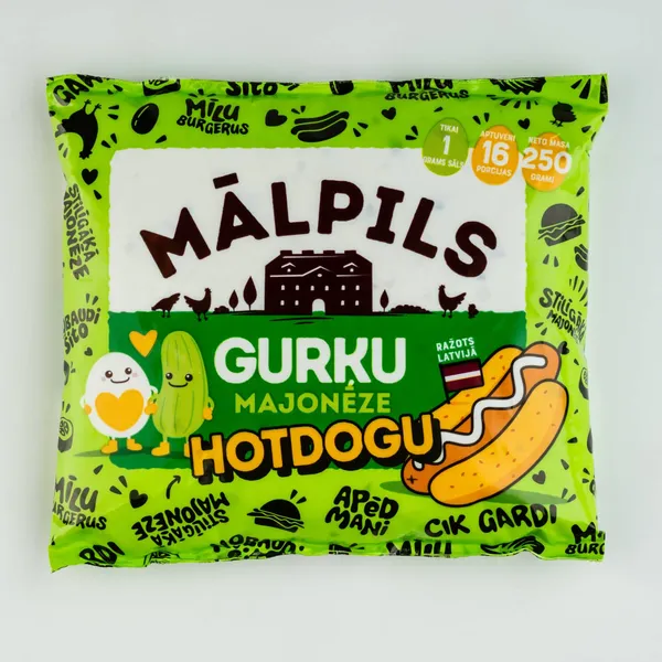 Gurķu majonēze Mālpils hotdogu 250g