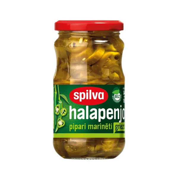 Halapenjo pipari marinēti Spilva grieztie 340g