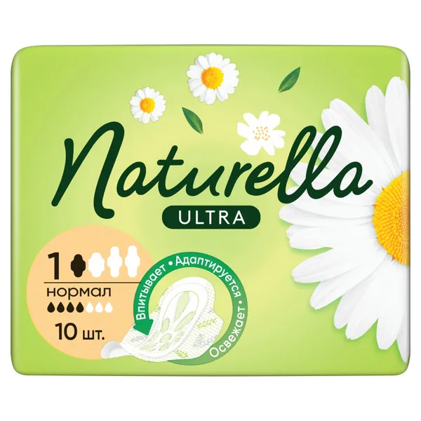 Higiēnas paketes Naturella Ultra Camomile Normal 10 gab.