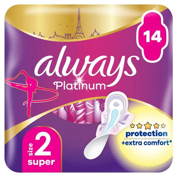 Higiēniskās paketes Always Platinum Super Duo 14gab