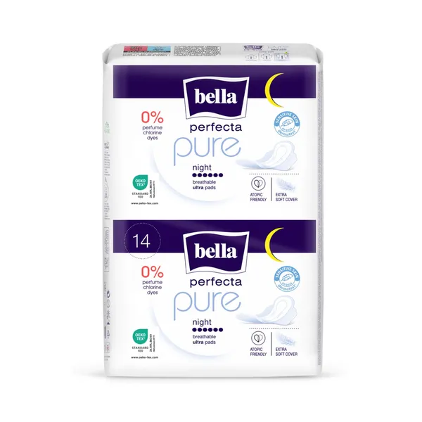 Higieniskās paketes Bella Perfecta Pure Night 14gab.
