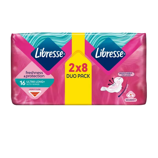 Higiēniskās paketes Libresse invisible super duo 16gab.