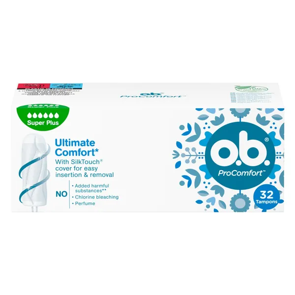 Higiēniskie tamponi OB ProComfort Super Plus 32gab