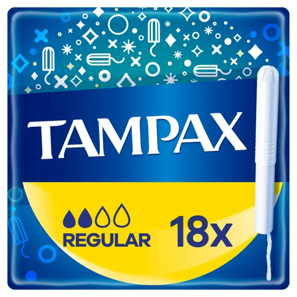 Higiēniskie tamponi Tampax Plastic Free Regular 18gab