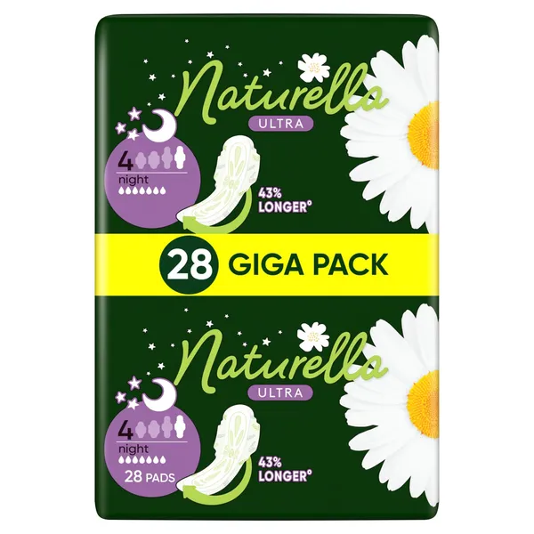 Higiēniskās paketes NATURELLA Quattro Night 28gab.