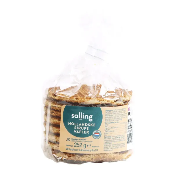 Holandes vafeles ar karameli Salling 252g
