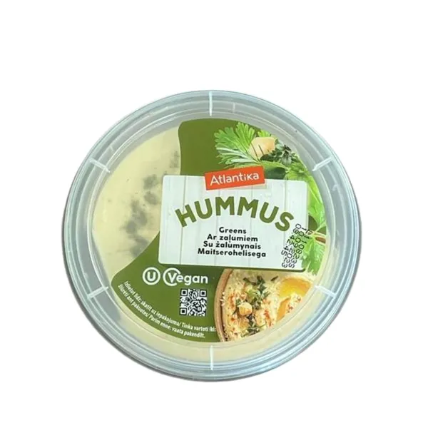 Hummus Atlantika ar zaļumiem 200g