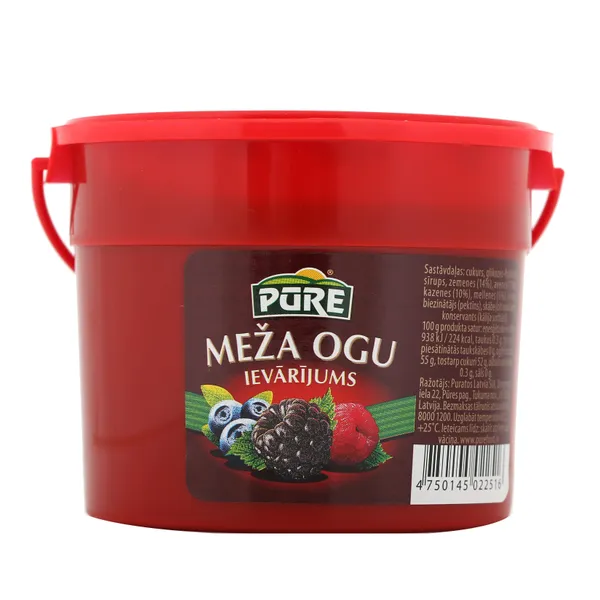 Meža ogu ievārījums 410g, Pūre