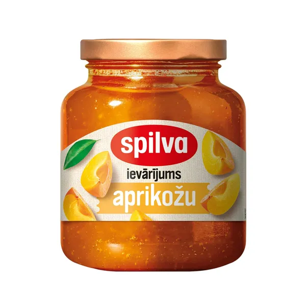 Ievārījums Aprikožu 362ml (380g), Spilva