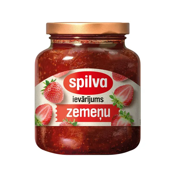 Ievārījums Zemeņu 362ml, Spilva