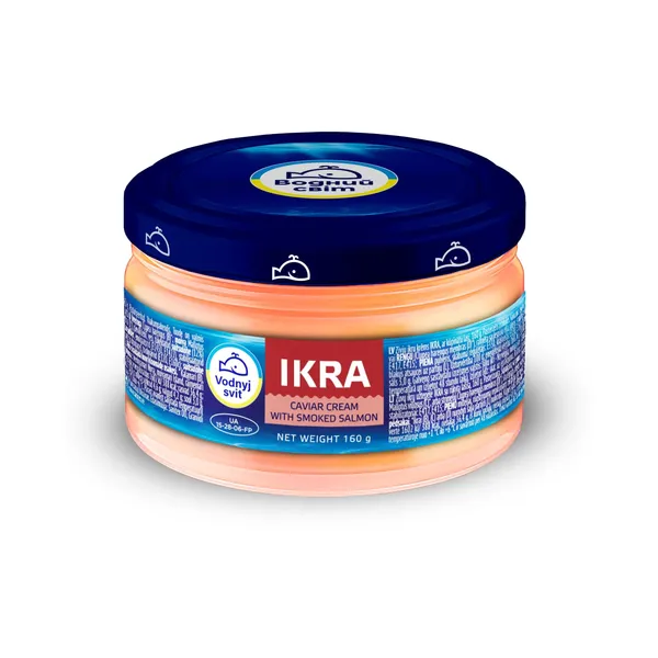 Ikru pasta Vodnij Svit ar kūpinātu lasi 160 g