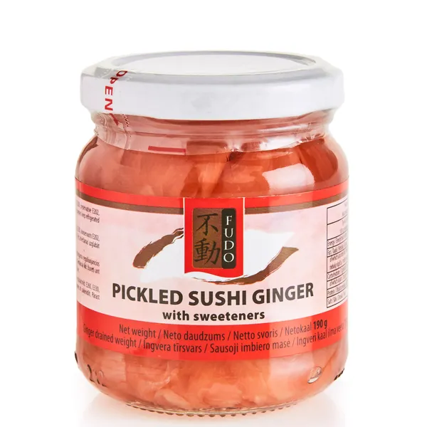 Ingvers suši ar saldinātājiem Fudo 190g