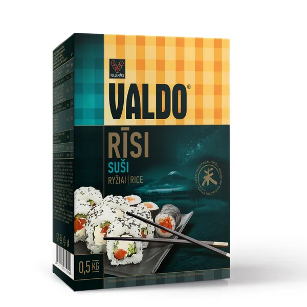 Japonica rīsiem Valdo suši 0,5kg