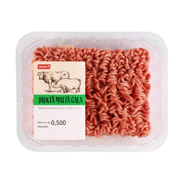 Jauktā maltā gaļa Rimi 500g