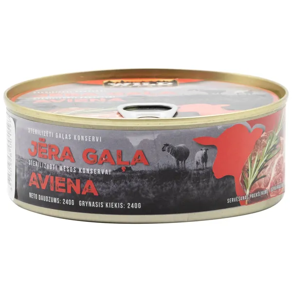 Jēra gaļa SGK sautēta 240g