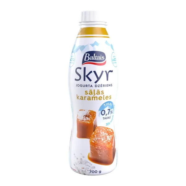 Baltais Jogurta dzēriens SKYR ar sāļo karameli 700g