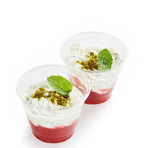 Jogurta deserts ar čia sēklām 200g