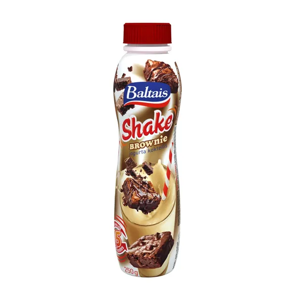 Jogurta kokt. Baltais ar braunija garšu 250g