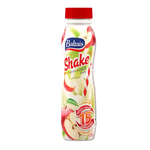Jogurta kokteilis Baltais Shake ābolu 250g