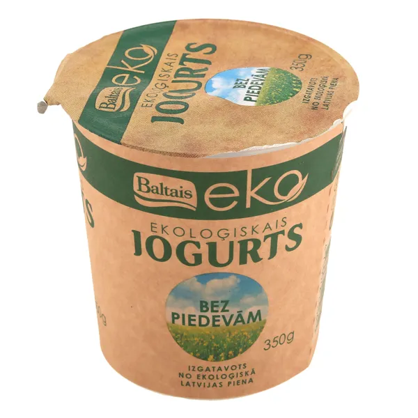 Jogurts Baltais bez piedevām EKO 350g