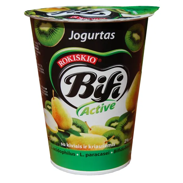 Jogurts Bifi Active ar kivi un bumbieriem 2% 360g