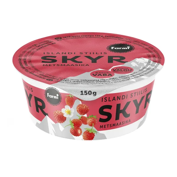 Jogurts Farmi Skyr Meža zemeņu 150g