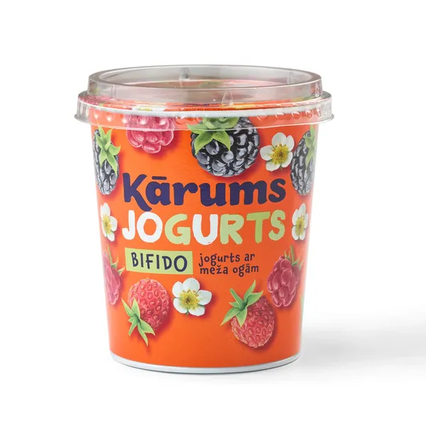 Jogurts Bifido ar meža ogām 350g, Kārums