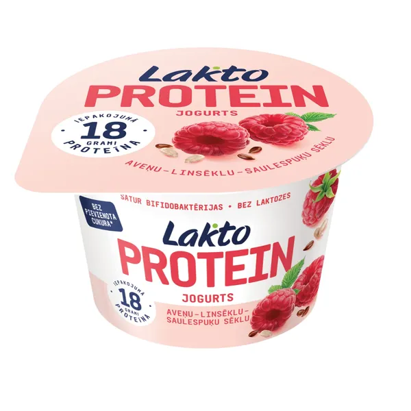 Jogurts Lakto Protein aveņu, linsēklu, saulespuķu sēklu, bez laktozes 200g