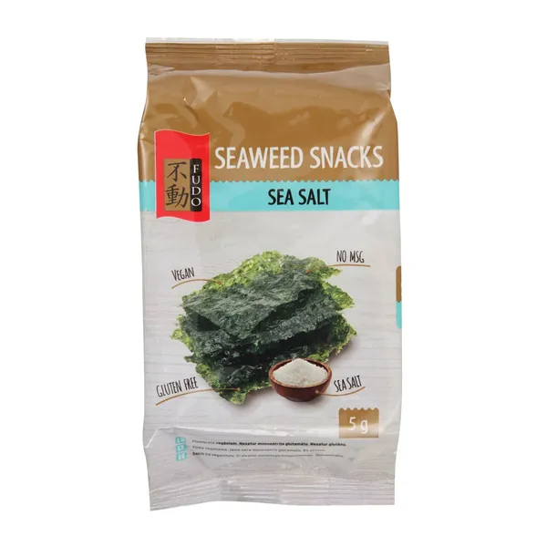 Jūraszāļu uzkodas Fudo ar jūras sāli 5g