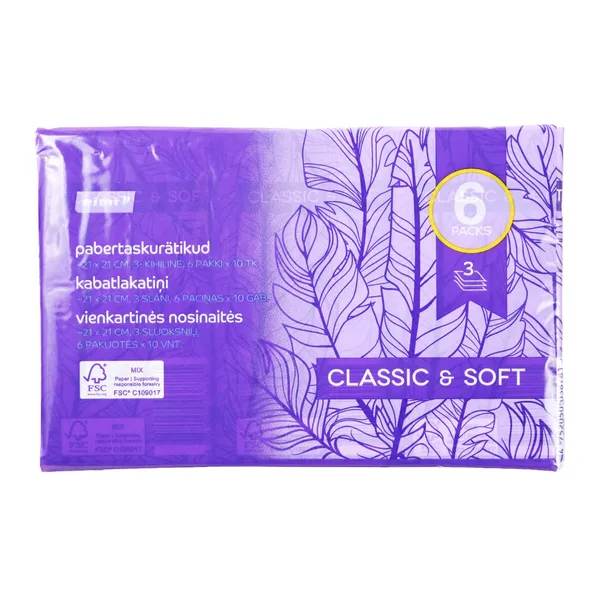 Kabatlakatiņi Rimi 3 slāņi 1gab.