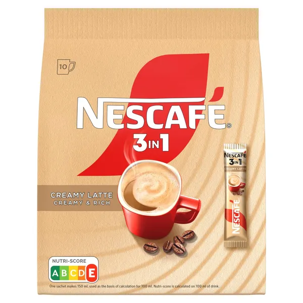 Kafijas dzēriens Nescafe 3in1 Creamy Latte (10x15) 150g