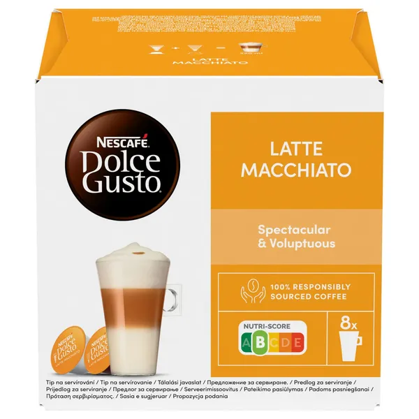 Kafijas kapsulas Nescafe Dolce Gusto Latte Macchiato 183,2g