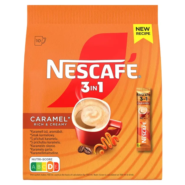 Kafijas dzēriens Nescafe 3in1 karameļu 10x16g