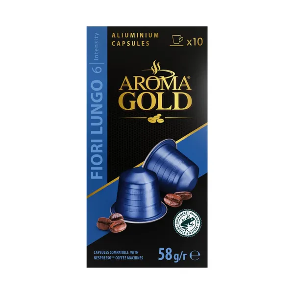 Kafijas kapsulas Aroma Gold Fiori Lungo 58g