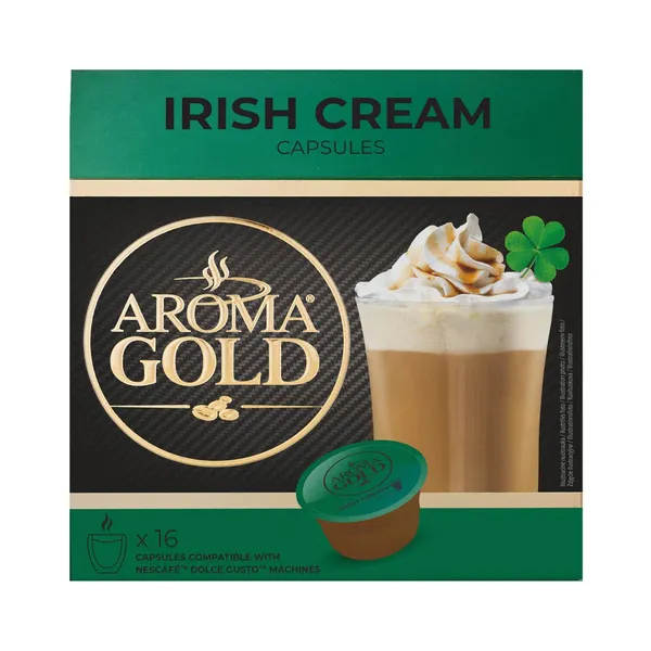 Kafijas kapsulas Aroma Gold Irish Cream 256g