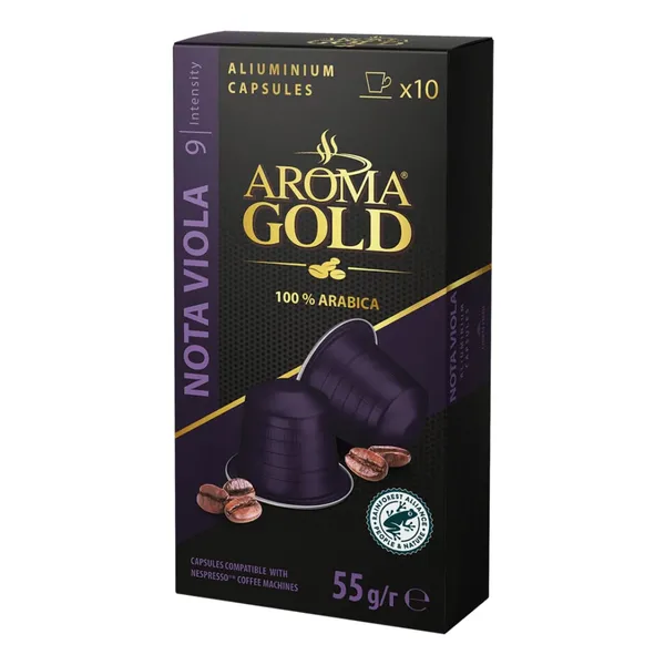 Kafijas kapsulas Aroma Gold Nota Viola 10x5,5g