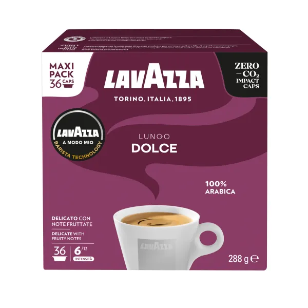 Kafijas kapsulas Lavazza A Modo Mio Lungo Dolce 36gab. 288g